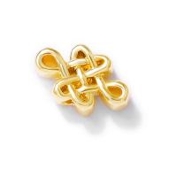 Brass Jewelry Beads, DIY, gold, nickel, lead & cadmium free, 7u00d712mm, Sold By PC