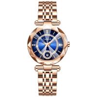 Tibetan Style Watch Bracelet, with Glass & 304 Stainless Steel, plated, Life water resistant & Chinese movement & for woman & with rhinestone, more colors for choice, 180x14mm, 30x30x13mm, Sold By PC