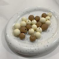 Acryl Schmuck Perlen, rund, DIY & verschiedene Größen vorhanden & gummierte, keine, ca. 100PCs/Tasche, verkauft von Tasche
