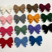 Acrylic Jewelry Beads Bowknot DIY & with velveteen covered Approx Sold By Bag