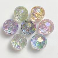 Plated Acrylic Beads DIY & faceted Approx Sold By Bag