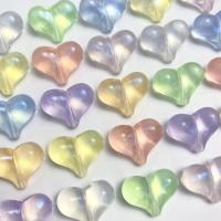 Acrylic Jewelry Beads, Heart, DIY, more colors for choice, 17x22mm, Sold By Bag