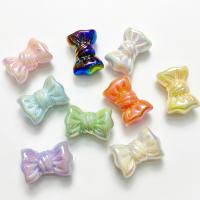 Perles  acrylique plaqué , Noeud papillon, DIY, plus de couleurs à choisir, 16x24mm, Environ 100PC/sac, Vendu par sac