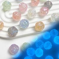 Plated Acrylic Beads, DIY & luminated, more colors for choice, 19mm, Approx 100PCs/Bag, Sold By Bag