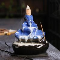 Backflow Incense Burner Porcelain half handmade for home and office & durable & multifunctional Sold By PC
