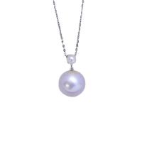 Collane a perle naturali d'acquadolce , perla d'acquadolce coltivata naturalmente, with perle coltivate Akoya & ottone, gioielli di moda & per la donna, nessuno, 3-4mm,11-12mm, Lunghezza Appross. 45 cm, Venduto da PC