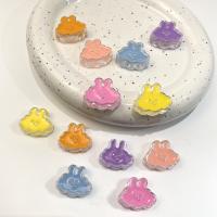 Granos de acrílico de la joyería, Conejo, Bricolaje & esmalte, más colores para la opción, 25x20mm, aproximado 100PCs/Bolsa, Vendido por Bolsa