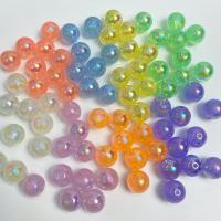 Acrylic Jewelry Beads, Round, DIY & luminated, more colors for choice, 16mm, Approx 100PCs/Bag, Sold By Bag