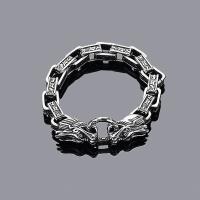 Titanium armbanden, Titanium Staal, mode sieraden & voor de mens, oorspronkelijke kleur, Lengte Ca 8.66 inch, Verkocht door PC