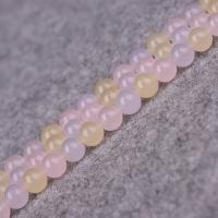 Natural Chalcedony Bead, Round, DIY & different size for choice, more colors for choice, Sold Per Approx 38-39 cm Strand