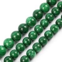 Lila Chalcedon, Grüner Chalcedon, rund, DIY & verschiedene Größen vorhanden, grün, verkauft per ca. 38-39 cm Strang