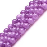 Perles bijoux en pierres gemmes, tourmaline, Rond, DIY & normes différentes pour le choix, violet, Vendu par Environ 38-39 cm brin