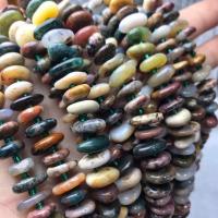 Perles agates, agate océan, poli, DIY, 10-12mm, Vendu par Environ 38-40 cm brin