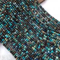 Perles bijoux en pierres gemmes, azurite, poli, DIY, couleur bleu foncé, 3x4mm, Vendu par Environ 38-40 cm brin