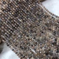 Moonstone Beads, poleret, du kan DIY, 4-4.5mm, Solgt Per Ca. 38-40 cm Strand