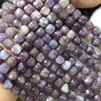 Perles bijoux en pierres gemmes, tourmaline, poli, DIY, pourpe, 8-9mm, Vendu par Environ 38-40 cm brin