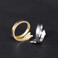 Vinger Ring in edelstaal, 304 roestvrij staal, mode sieraden & uniseks, meer kleuren voor de keuze, 17mm, Verkocht door PC