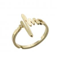 Rozsdamentes acél Finger Ring, 304 rozsdamentes acél, divat ékszerek & a nő, több színt a választás, 17mm, Által értékesített PC