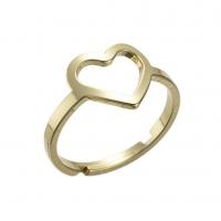 Rozsdamentes acél Finger Ring, 304 rozsdamentes acél, divat ékszerek & a nő, több színt a választás, 17mm, Által értékesített PC