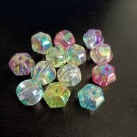 Plated Acrylic Beads, Lantern, colorful plated, DIY, more colors for choice, 12x15mm, Approx 100PCs/Bag, Sold By Bag