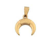Stainless Steel Pendants, 304 Stainless Steel, Vacuum Ion Plating, fashion jewelry & for woman, golden, 17.50x16x3mm, Hole:Approx 4mm, Sold By PC