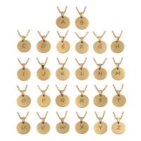 Edelstahl Schmuck Halskette, 304 Edelstahl, Modeschmuck & verschiedene Stile für Wahl & für Frau, goldfarben, 15x15x1.50mm, Bohrung:ca. 3.5mm, verkauft per ca. 17.72 ZollInch Strang