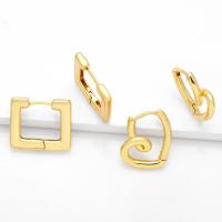 Brass Leverback Earring, plated, fashion jewelry & different designs for choice, golden, nickel, lead & cadmium free, Sold By Pair