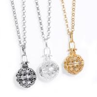 Brass Necklace Round plated fashion jewelry nickel lead & cadmium free Length 80 cm Sold By PC