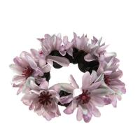 Ponytail Holder Polyester petals elastic & for woman 10cm Sold By PC