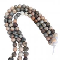 Perles bijoux en pierres gemmes, Pierre naturelle, Rond, poli, DIY & normes différentes pour le choix, multicolore, Vendu par Environ 37.2 cm brin