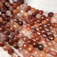 Natural Quartz Jewelry Beads, Red Quartz, polished, folk style & DIY, 7x10mm, Sold Per Approx 38-40 cm Strand