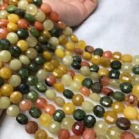 Perles bijoux en pierres gemmes, Fukurokuju, poli, style folk & DIY, 7x10mm, Vendu par Environ 38-40 cm brin
