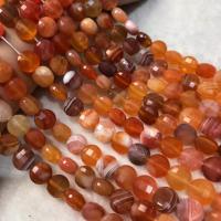 Natürliche Botswana Achat Perlen, poliert, Folk-Stil & DIY & verschiedene Größen vorhanden, orange, verkauft per ca. 38-40 cm Strang
