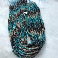 Gemstone Smycken Pärlor, Azurit, polerad, folkliga stil & DIY, 2-2.5mm, Såld Per Ca 38-40 cm Strand