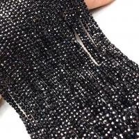 Gemstone Jewelry Beads Black Spinel polished folk style & DIY 3-3.5mm Sold Per Approx 38-40 cm Strand