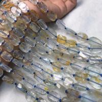 Perles bijoux en pierres gemmes, Topaze, poli, style folk & DIY, 12x15mm, Vendu par Environ 38-40 cm brin