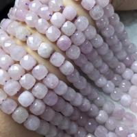 Gemstone smykker perler, Kunzite, poleret, folk stil & du kan DIY, 7-8mm, Solgt Per Ca. 38-40 cm Strand