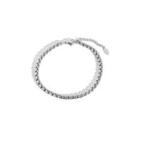 Stainless Steel Anklet, 304 Stainless Steel, with 5cm extender chain, fashion jewelry & for woman, original color, 6mm, Length:Approx 20 cm, Sold By PC