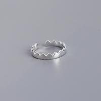 Sterling Silver Κοσμήματα δάχτυλο του δακτυλίου, 925 ασημένιο ασήμι, κοσμήματα μόδας & για τη γυναίκα, νικέλιο, μόλυβδο και κάδμιο ελεύθεροι, 3.74mm, Sold Με PC
