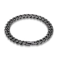 Stainless Steel Jewelry Bracelet, 304 Stainless Steel, Antique finish, fashion jewelry & Unisex & different size for choice, Sold By PC