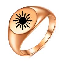 Ring Finger Titantium stali, Powlekane, biżuteria moda & dla człowieka, dostępnych więcej kolorów, 12mm, sprzedane przez PC