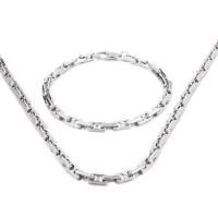 Jewelry Sets Titanium Steel plated & for man Sold By PC