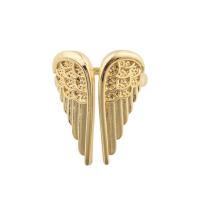 Кольца из латуни, Латунь, плакирован золотом, ювелирные изделия моды & Женский, Золотой, 21*25*2mm, отверстие:Приблизительно 1.5mm, продается PC