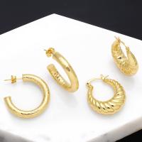 Latão Brinco, cobre, banhado, joias de moda & Varios pares a sua escolha, dourado, níquel, chumbo e cádmio livre, vendido por par