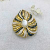 Zinc Alloy Brooches fashion jewelry & Unisex & with rhinestone nickel lead & cadmium free Sold By PC