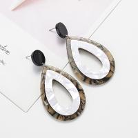 Acrylic Jewelry Earring fashion jewelry & for woman 7.5u00d73.5cm Sold By Pair