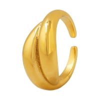 Titanium Steel Δέσε δάχτυλο του δακτυλίου, κοσμήματα μόδας & ρυθμιζόμενο & για τη γυναίκα, περισσότερα χρώματα για την επιλογή, Μέγεθος:7, Sold Με PC
