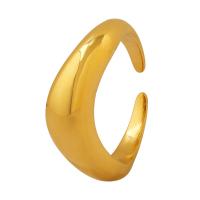 Titanium Steel Open Finger Ring, Vacuum Ion Plating, fashion jewelry & for woman, more colors for choice, US Ring Size:7, Sold By PC