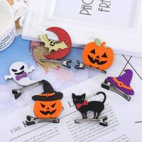 Alligator Hair Clip, Felt, with Tibetan Style, Halloween Design & for children & different styles for choice, Sold By PC