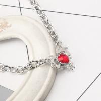 Tibetan Style Jewelry Necklace, with 5cm extender chain, silver color plated, fashion jewelry & for woman & with rhinestone, more colors for choice, nickel, lead & cadmium free, 25x28mm, Length:Approx 40 cm, Sold By PC